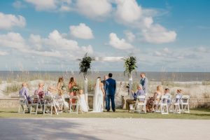 Small intimate beach wedding